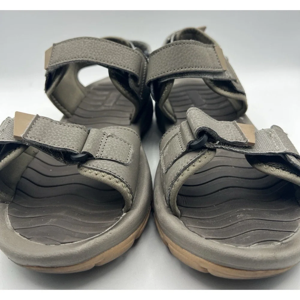Eddie Bauer Sunset II Mens Size 9 Gray Adjustable Strap Outdoor Hiking Sandals